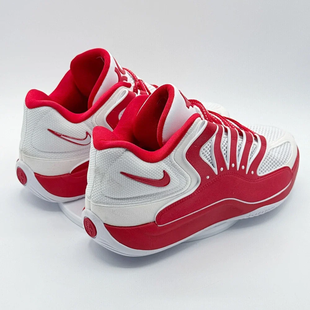 Nike KD18 White Red IM0634-104 / Size 10 Mens